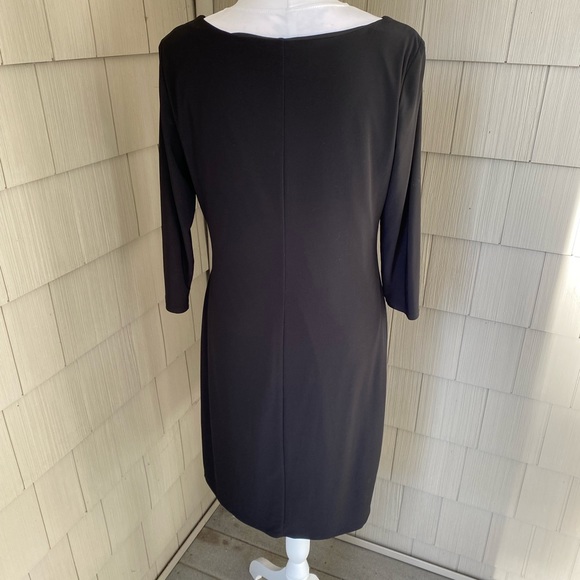 Evan Piccone Black Holiday Dress size 12 - Picture 3 of 10